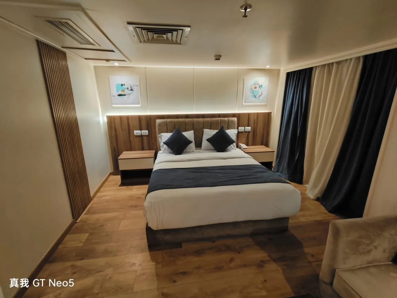 Cabin aboard the Royal Beau Rivage Nile cruise